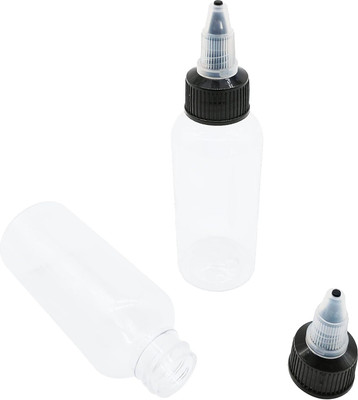 Shield plus Shiel Plus PET Plastic Empty Refillable BPA-Free, with Twist Top Caps 30 ml Bottle(Pack of 3, Clear, Plastic)