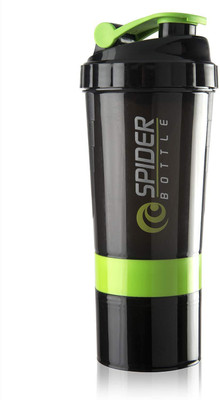 Da Novira 500 ml Plastic Shaker(Pack of 1, Green)
