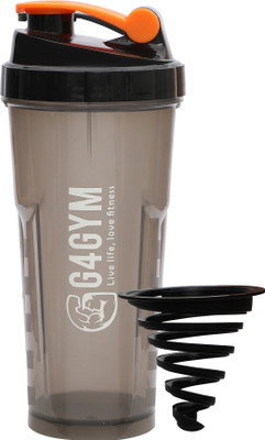 G4GYM 700 ml Plastic Shaker(Pack of 1, Orange)