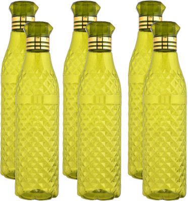 KUBER INDUSTRIES 1000 ml Plastic Bottle(Pack of 6, Green)