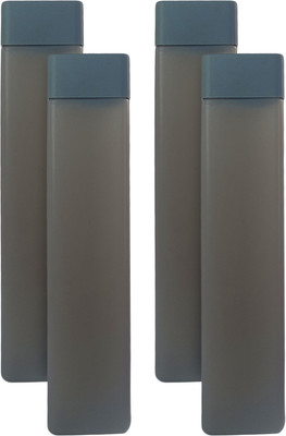 Viklet 1000 ml Plastic Bottle(Pack of 4, Grey)