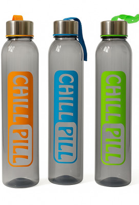 Sandeepsj 1000 ml Plastic Bottle(Pack of 3, Multicolor)