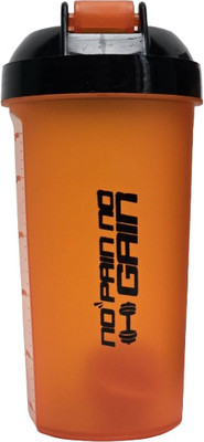 Boldblossom 700 ml Plastic Shaker(Pack of 1, Orange)