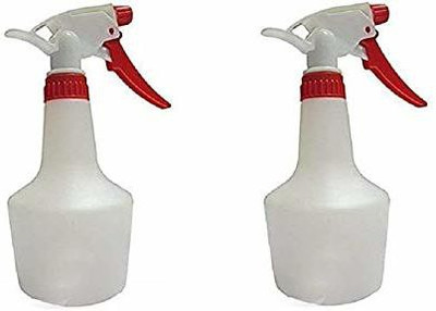 HANSHIKA ENTERPRISES HENT BUY1GET1FREE Empty Spray Bottle 500 ML - for Sanitization/Gardening 500 ml Spray Bottle(Pack of 2, Multicolor, Plastic)