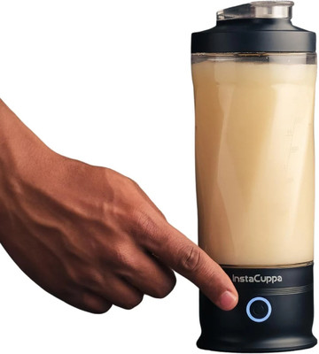 InstaCuppa 600 ml Plastic Shaker(Pack of 1, Black)