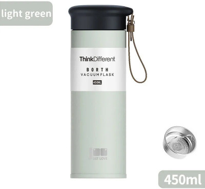 KHISKOLI BRAND pack of 1 bottleSteel450 ml_max new 450 ml Flask(Pack of 1, Green, Steel)