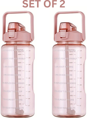 papita 2000 ml Plastic Bottle(Pack of 2, Pink)