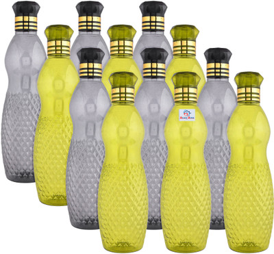 Heart Home 1000 ml Plastic Bottle(Pack of 12, Multicolor)