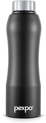 pexpo 750 ml Steel Bottle(Pack of 1, Black)