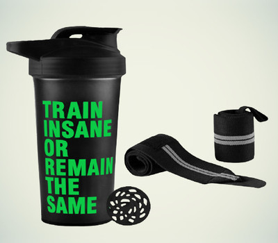 TRUE INDIAN 700 ml Plastic Shaker(Pack of 2, Green)