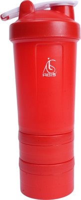 AGI METRX 500 ml Shaker(Pack of 1, Red, Plastic)