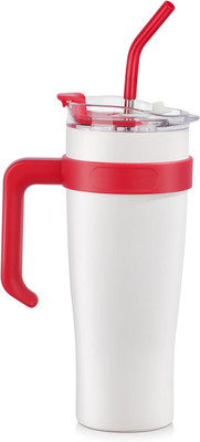 AANZIA 1200 ml Steel Sipper(Pack of 1, White)