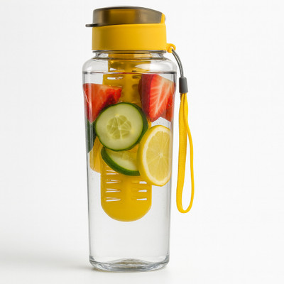 Trivayu 800 ml PET Sipper(Pack of 1, Yellow)