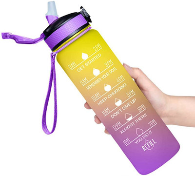 M Hermanas 1000 ml Tritan Sipper(Pack of 1, Purple)