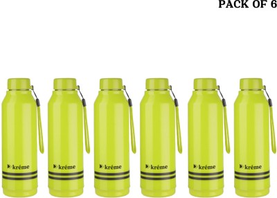 Kreme ADVTR GRN 750ML PK6 750 ml Bottle(Pack of 6, Green, Steel)