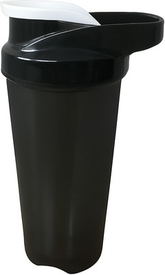 Plaxo 700 ml Plastic Shaker(Pack of 1, Black)