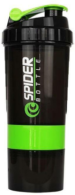 PARANGAT 600 ml Tritan, Plastic Shaker(Pack of 1, Green)