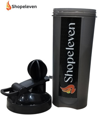 Shopeleven 500 ml Plastic Shaker(Pack of 1, Grey)