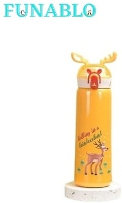 FUNABLO 450 ml Plastic Sipper(Pack of 1, Yellow)