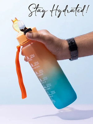 NEYU 1000 ml Plastic Sipper(Pack of 1, Multicolor)