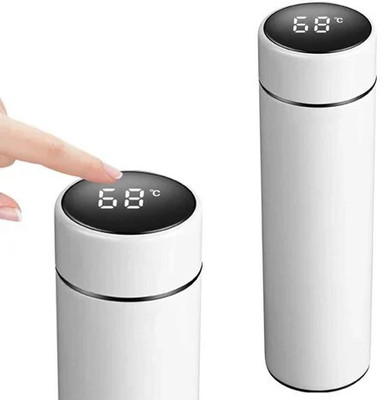 CRAFTS & CENTS 500 ml Stainless Steel Bottle(Pack of 1, White)