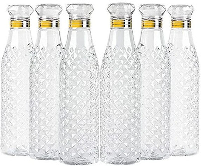 DN Enterprises 1000 ml Plastic Bottle(Pack of 6, Clear)