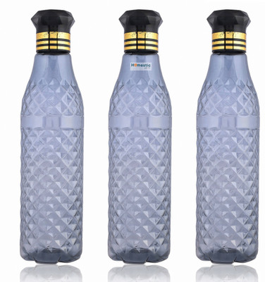HOMESTIC by Kuber Industries 1000 ml Plastic Bottle(Pack of 3, Black)
