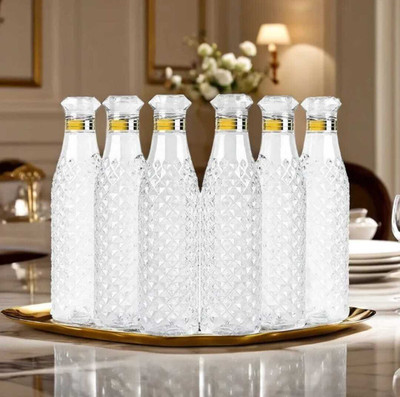 Tradence 1000 ml Plastic Bottle(Pack of 6, Clear)