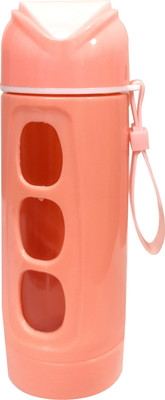 Lemon Tree 400 ml Glass, Plastic Bottle(Pack of 1, Pink)