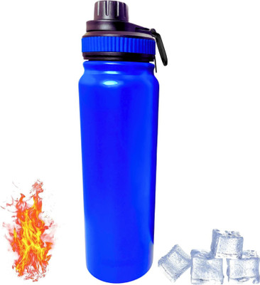 ARMMAN STAR 800 ml Steel Flask(Pack of 1, Blue)