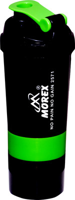 HHS SPORTS 500 ml Plastic Shaker(Pack of 1, Multicolor)