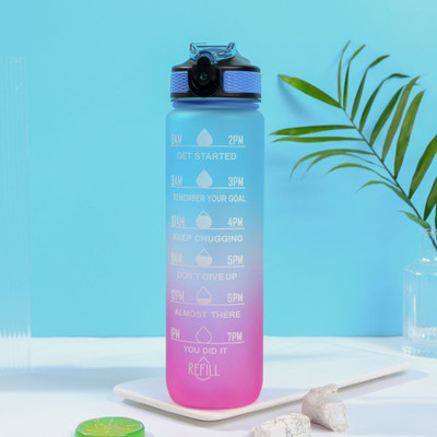 Nymbus 1000 ml Tritan Bottle(Pack of 1, Purple, Blue)