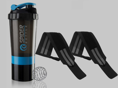 TRUE INDIAN 500 ml Tritan Shaker(Pack of 2, Black)