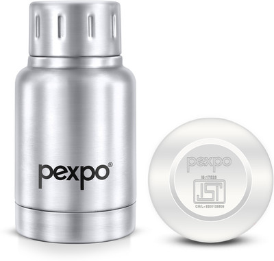 pexpo 160 ml Steel Flask(Pack of 1, Silver)