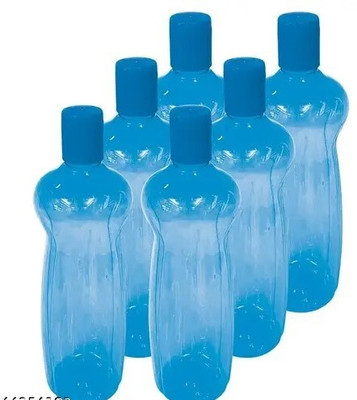 Shri Shyam Enterprises 1000 ml Plastic Bottle(Pack of 6, Blue)