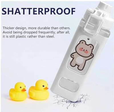 Vmk 750 ml Plastic Bottle(Pack of 1, White)
