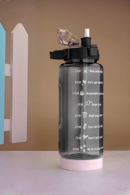 INNOVATE HUB 2000 ml Plastic Bottle(Pack of 1, Black)