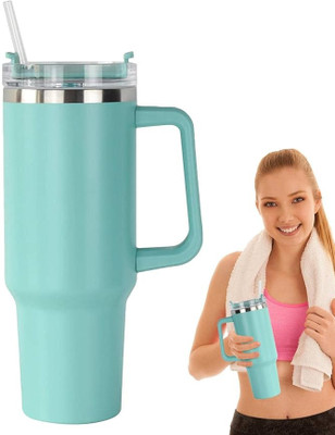 ZORTOS 1000 ml Steel Sipper(Pack of 1, Blue)