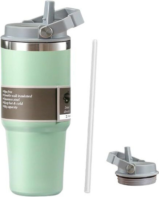 Home Cloud 890 ml Steel Sipper(Pack of 1, Green)