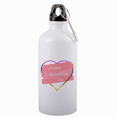 COLOR YARD 600 ml Aluminium Sipper(Pack of 1, White)