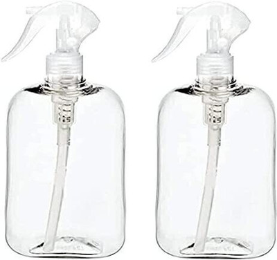 Altruist Empty Spray Bottle For Sanitizer liquid fogging room spray Pack of 2 250 ml Spray Bottle(Pack of 2, Clear, Plastic)