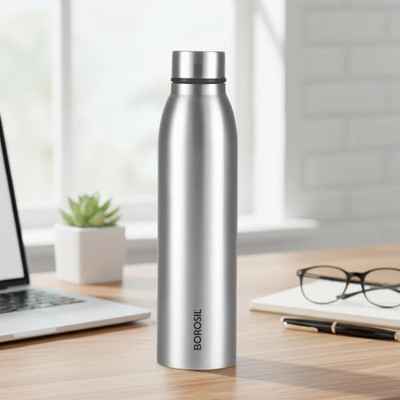 BOROSIL 950 ml Stainless Steel Bottle(Pack of 1, Steel/Chrome)