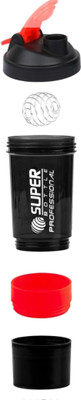 Bracewell 500 ml Plastic Shaker(Pack of 1, Multicolor)