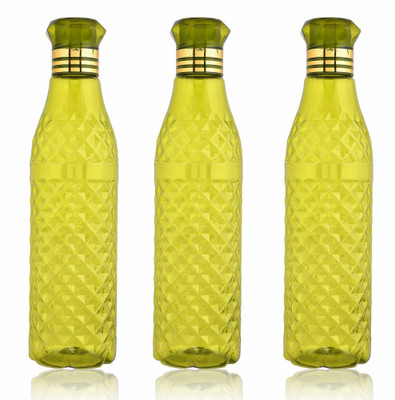 KUBER INDUSTRIES 1000 ml Plastic Bottle(Pack of 3, Green)