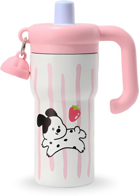 Casual Hydrate 600 ml Stainless Steel Sipper(Pack of 1, Pink)