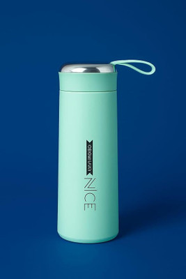 TRENDWAVE 400 ml Glass Bottle(Pack of 1, Light Green)
