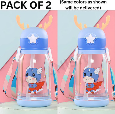 HAVANISH 600 ml Plastic Sipper(Pack of 2, Blue)