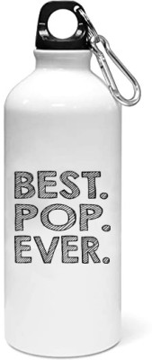 HopOffer Best pop - Sipper bottle of illustration designs 600 ml Bottle(Pack of 1, White, Aluminium)