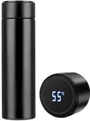 Asfaq 500 ml Steel Bottle(Pack of 1, Black)