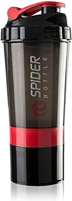 Bonalbo 500 ml Plastic, Tritan Shaker(Pack of 1, Multicolor)